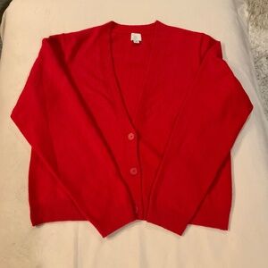 A New Day S Red Cardigan